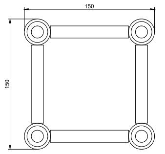 150*150mm mini truss 150*150mm mini truss