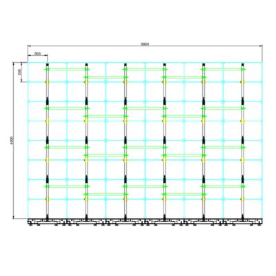 6*4m LED Wall Bracket System 6*4m LED Wall Bracket System