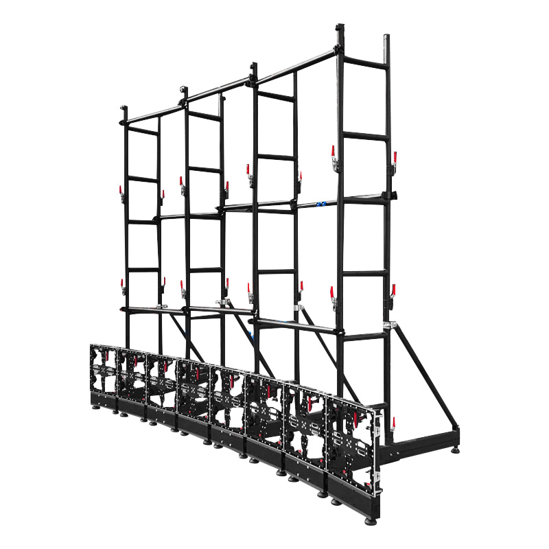 Support de sol incurvé pour mur LED 4 x 3 m
