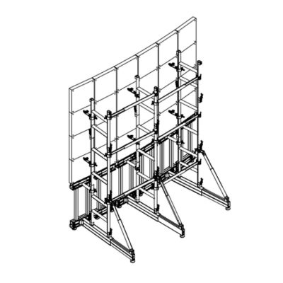 Off-ground Curved Stacking System Off-ground Curved Stacking System