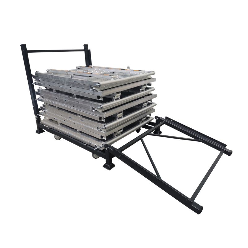 Aluminum Mojo Barrier Cart Aluminum Mojo Barrier Cart