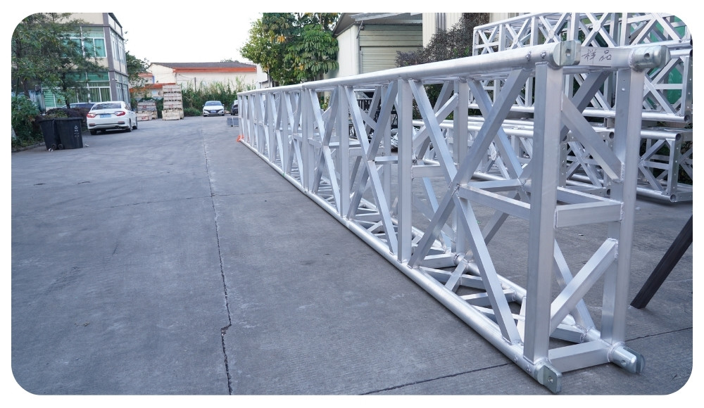 Aluminum truss structural load testing