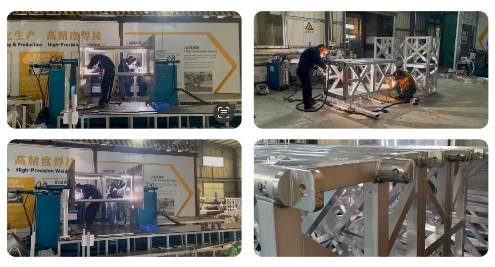 550×1500mm heavy duty truss welding