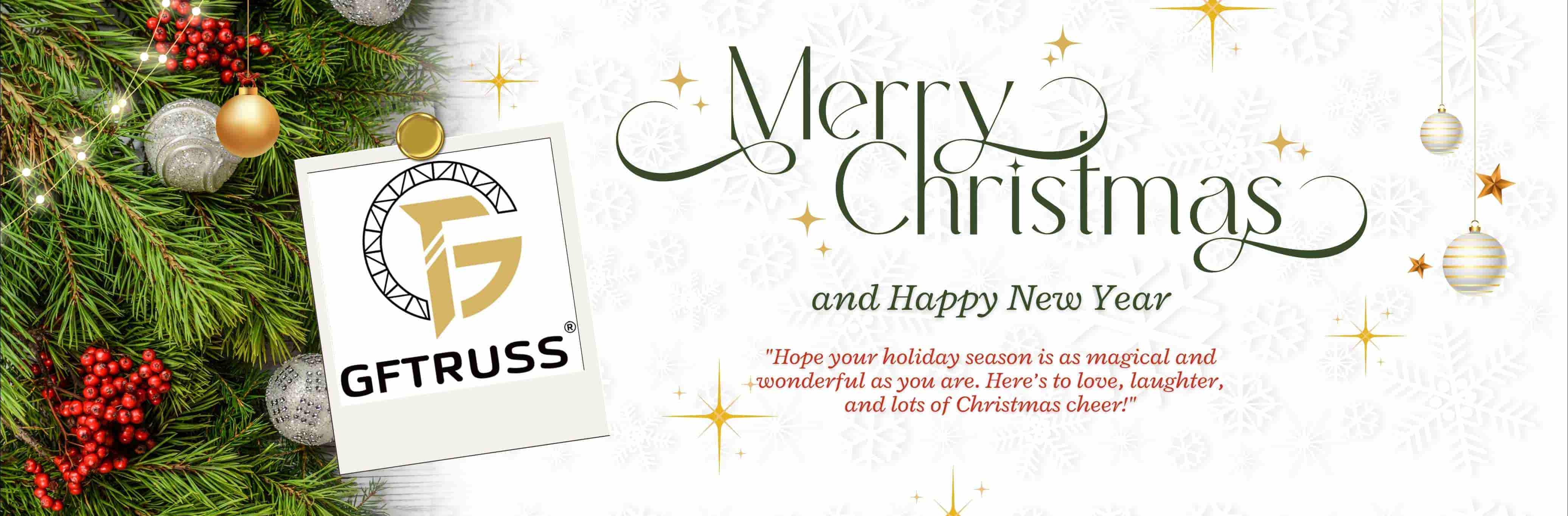 Partageons chaleur et vœux pour Noël chez GF-Truss