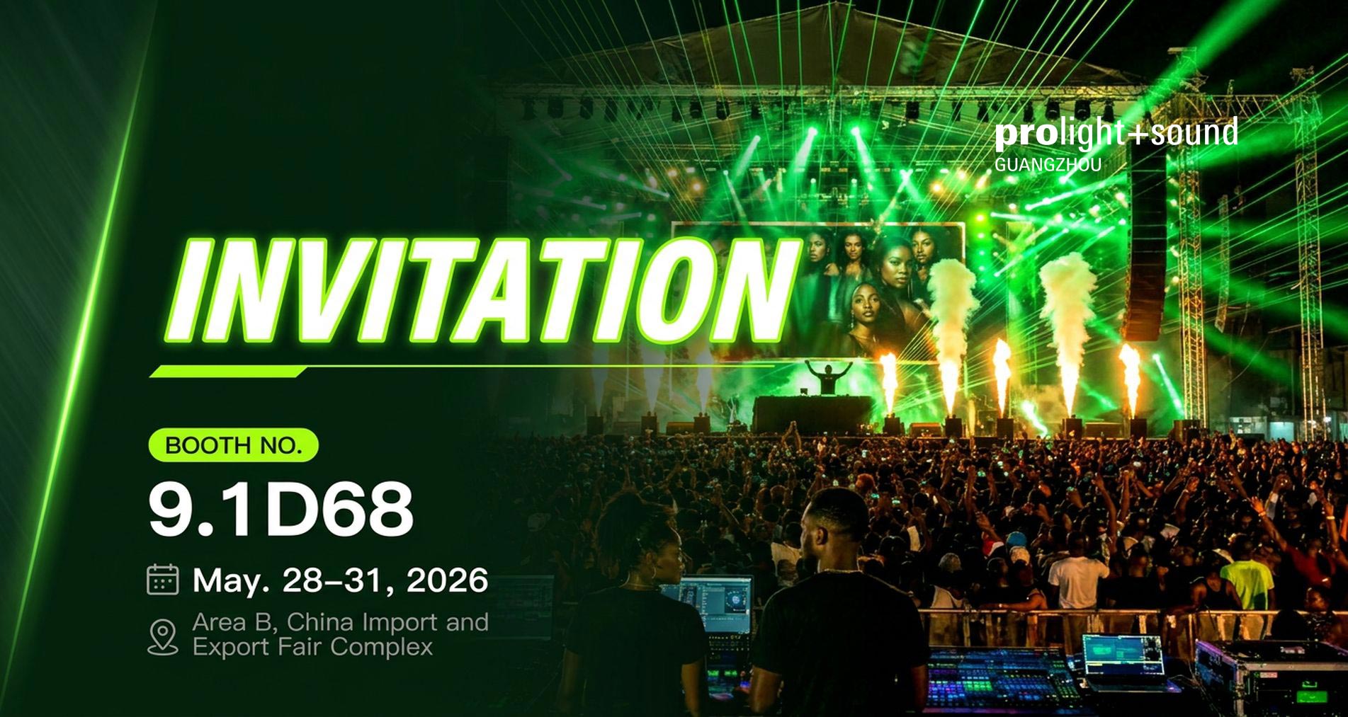 GF-Truss's Invitation to Prolight + Sound Guangzhou 2026 - Visit us at Booth 9.1D68