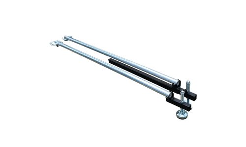 Adjustable outriggers for aluminum truss tower support